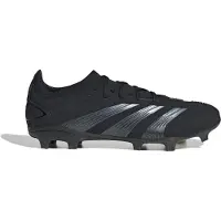 Adidas Predator Pro Gras Voetbalschoenen (FG) Zwart Donkergrijs