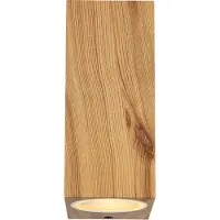 LumenXL Wandlamp in houtoptiek 2-lichts - Riccardo