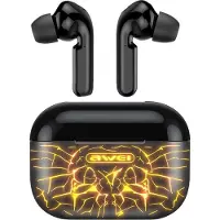 Awei T29 Pro Draadloze Gaming Earbuds - Bluetooth V5.1 - Aanraakbediening - Waterdicht IPX4 - Stereogeluid - Compatibel met alle telefoonmodellen - Zwart