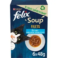 Felix Soup Tender Strips Vis 6 X 48 Gr