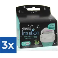 Wilkinson Sword Wilk intuiti.dry skin mes sens 3 st - Voordeelverpakking 3 stuks