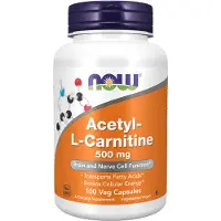 NOW,NOW Foods,NOW,NOW Foods Acetyl-L-Carnitine 500 mg 100 caps