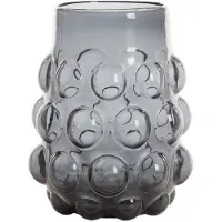 Light & Living vaas Ø24x30 cm haroa glas smoke