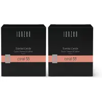 Janzen Scented Candle Coral 58 2-pack