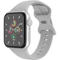 IMoshion Siliconen⁺ bandje voor de Apple Watch | 44/45/46/49 mm - Maat M/L - Fog