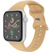 IMoshion Siliconen⁺ bandje voor de Apple Watch | 38/40/41/42 mm - Maat S/M - Walnut