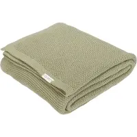 Little Dutch Deken Babybedje Pure Olive Gebreid
