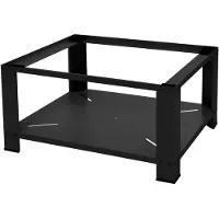 ML-Design Wasmachineonderstel Cathy | staal zwart 63x54x32 cm badkamermeubels | NADUVI