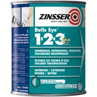 Zinsser Bulls Eye 1-2-3 Plus - Primer - Wit - 1L