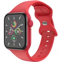 IMoshion Siliconen⁺ bandje voor de Apple Watch | 44/45/46/49 mm - Maat M/L - Rose