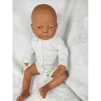 Babidu Romper | kraagje | 1180 | Créme | Lange Mouw | 1 maand | maat 56