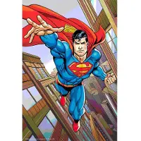PRIME 3D DC Comics - Vliegende Superman Puzzel 300 stk 46x31 cm - met 3D lenticulair effect