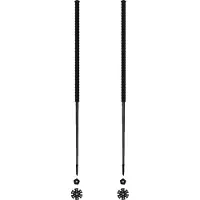 Les batons d'Alain - Skistokken - Panthère voor Unisex van Wol - Maat 145 cm - Zwart