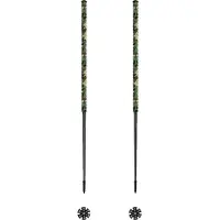 Les batons d'Alain - Skistokken - Camo Vert voor Unisex van Wol - Maat 145 cm - Groen