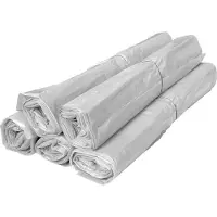 123schoon Afvalzakken transparant 120 liter - 70x110cm T25 HDPE - Doos 500 stuks