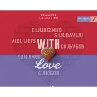 Milka I Love Chocolade Pralines Hazelnootcrème 110g - Bonbons en Pralinés - Verjaardag Cadeau Vrouw of Man - Geschenkset voor Man en Vrouw - Chocoladecadeau - Cadeautjes - Liefde - Bonbons