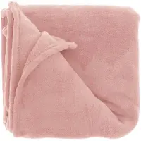 Unique living Plaid Baily Old Pink - 130x180 cm