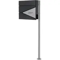 ML-Design Brievenbus Wally | ML-Design staal zwart 42x120x11 cm brievenbussen | NADUVI