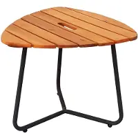 SenS -Line Tommy Bijzettafel acaciahout hout Metaal Tafel