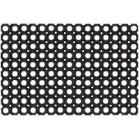 vidaXL Deurmat rechthoekig 60x80 cm rubber
