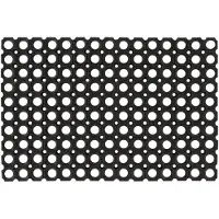 vidaXL Deurmat rechthoekig 60x80 cm rubber