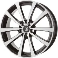 ITWHEELS Aluminium velg 17 inch Alice 5x108 7J ET45, Kleur Zwart Glimmend Gepolijst