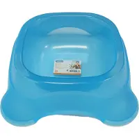 Nobleza Voerbak hond of kat - Kunststof anti slip voerbak - Maat S - Inhoud 375 ml - Blauw
