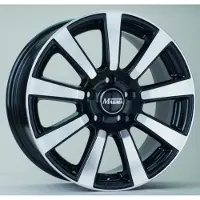 Magma Aluminium velg 15 inch Interio 4x98 6J ET35, Kleur Zwarte Lava Gepolijst