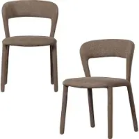 Woood eetkamerstoel (set van 2) Noble