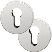 Fsb Paar sleutelrozetten 12 1735 aluminium 0105 Sleutelschild dikte 7 mm PZ rond (Deurset)