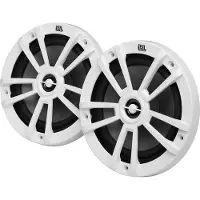 JBL Marine Stage 8 - 8" (20 cm) Marine Audio Speaker - 2-weg Coaxiaal - 125 W RMS / 375 W piek - Wit