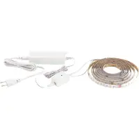 Eglo connect Stripe-Z RGBW LED strip, 8m Connect Stripe-Z, dimbaar, wit / opaal, Woon-/ Eetkamer, Kunststof