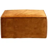 Livin24 Hocker Memphis velvet okergeel