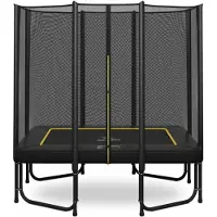 Magic Jump Rechthoekige Trampoline 153 x 214 cm Black met Veiligheidsnet