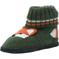 Beck Huisschoenen 'Fuchs' kaki / oranje / zwart / wit