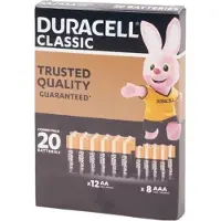 Duracell - Batterij - Combo pack - 12x AA - 8X AAA