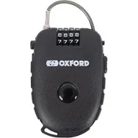 Oxford Retra 75cm Combinatieslot met intrekbare kabel Maat