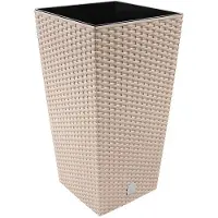 Prosperplast Flowerpot Rato 11.4l 20x20x37.6 Cm Beige