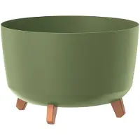 Prosperplast 21.5l Gracia Collection 39x39x25.7 Cm Flowerpot Groen