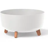 Prosperplast 14.3l Gracia Collection 38x38x19.5 Cm Flowerpot Wit