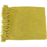 Imbarro - Plaid 'Shellia' (Oker, 130 x 170cm)