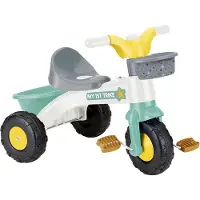 DOLU Driewieler Pastel Kleuren Wit/Groen/Grijs