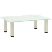 vidaXL Tv-meubel 40x35x17 cm gehard glas mat