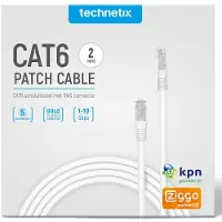 Technetix Patchkabel UTP CAT6 2m wit - 2077000