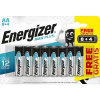 Energizer alkalinebatterijen Max Plus AA LR6 2550 mAh 1,5V 12 stuks