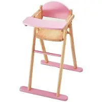 Pintoy P04537 Hoge Houten Poppenstoel Roze