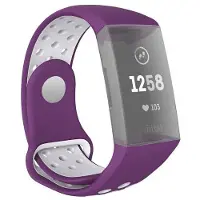 Hama 00086224 Fitnessarmband Grijs (Silicone, Roestvrij staal), Horlogebandjes, Grijs