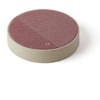 Lexon , een lichte en compacte Bluetooth-luidspreker met draadloze oplaadfunctie. Kleur: roze