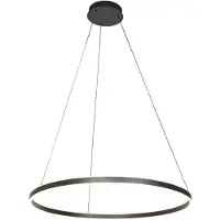 Steinhauer Ringlux LED Hanglamp | 60W 2700K 5400lm 927 | Dimbaar | Zwart
