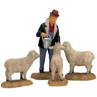 Intratuin Lemax Kerstdorpminiatuur The Good Shepherd (herder) H 7 Cm